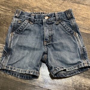 Vintage old navy 12-18 months carpenter Jean Denim Kids Shorts Jorts